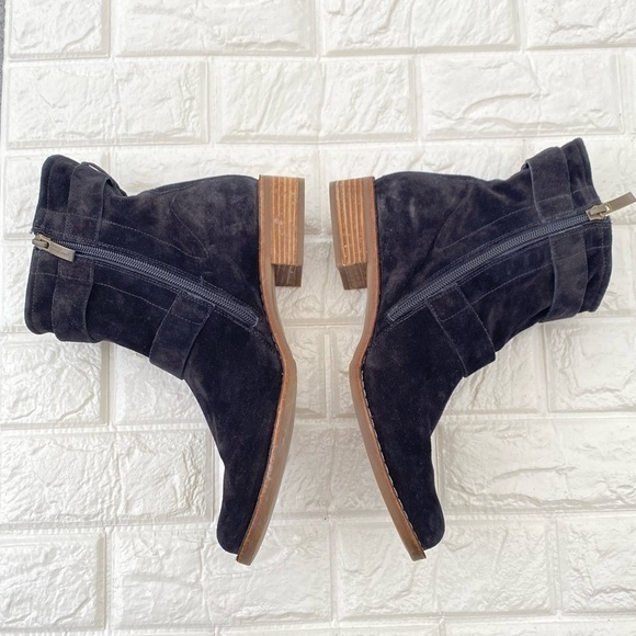 PAUL Green Munchen Suede women’s ankle buckle boots Size 10 - Picture 2 of 9